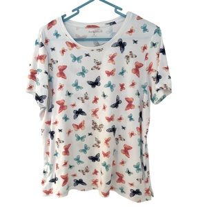 Kim Rogers Ladies Cotton T-Shirt Size Medium